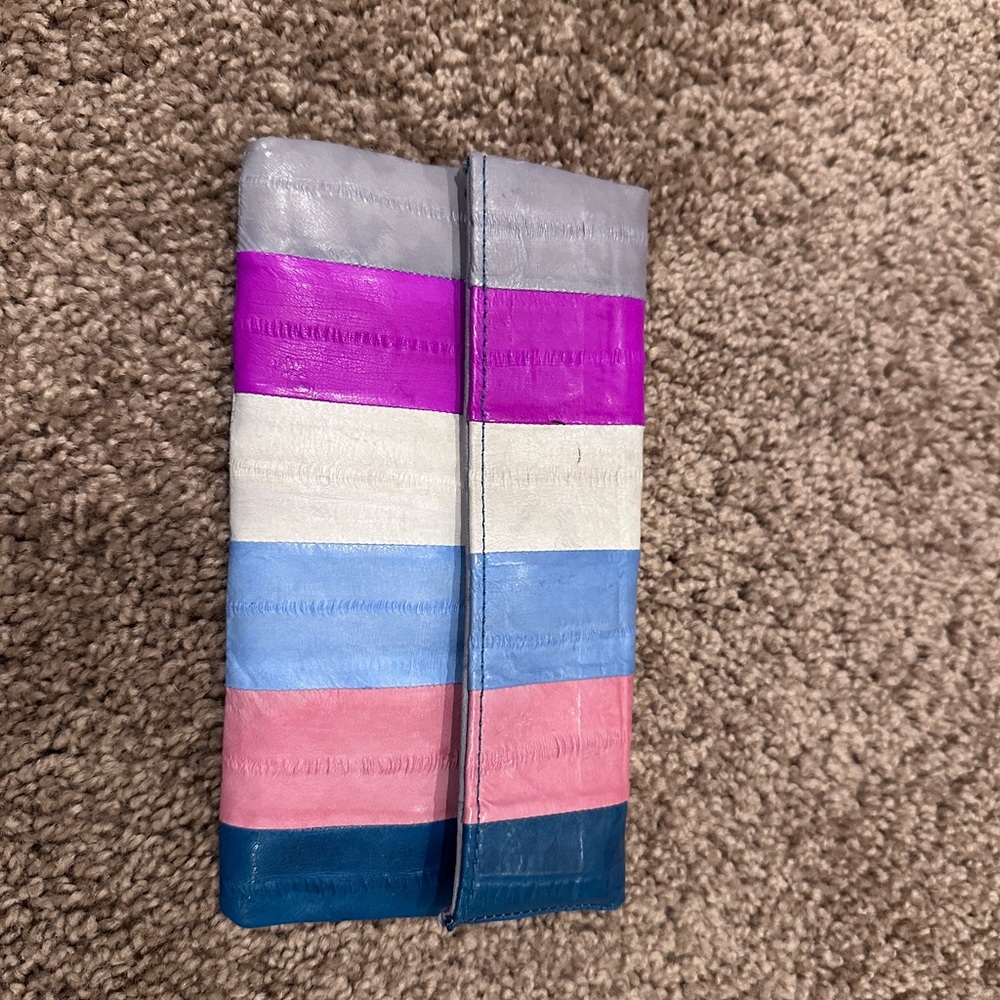 Colorful Striped Wallet